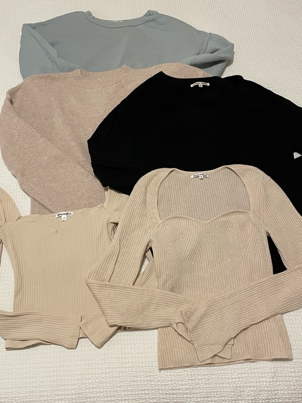 Bundle of 5 Reformation Tops, Size S